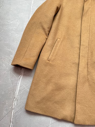 Ermenegildo Zegna Soft Wool Zip Coat Jacket Puffer Lining Camel Size M - Picture 16 of 24