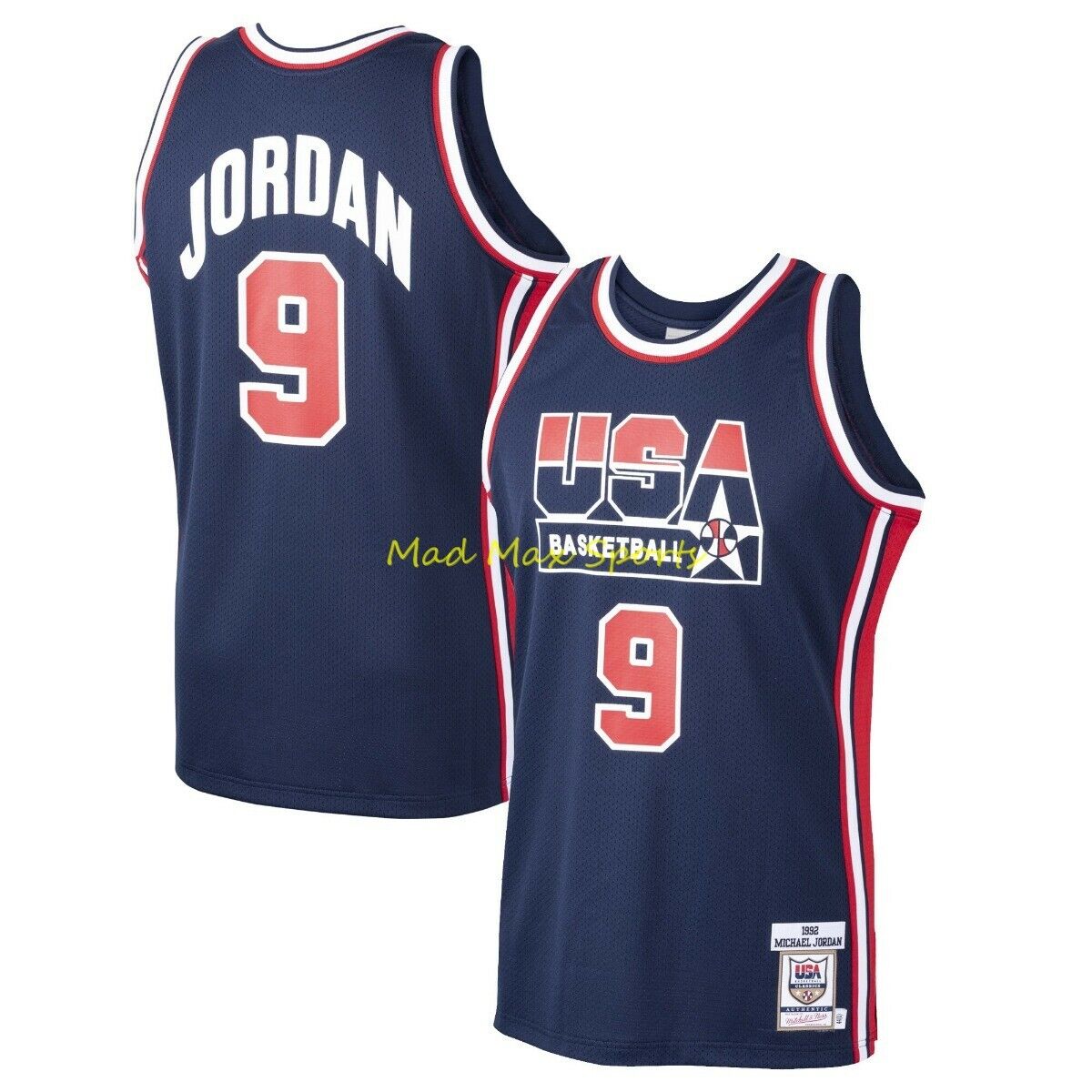 MICHAEL JORDAN 1992 Dream Team USA Navy MITCHELL & NESS MICHAEL JORDAN 1992 Dream Team USA Navy MITCHELL & NESS
