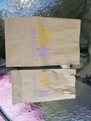BTS McDonalds Bag *two count* *used*