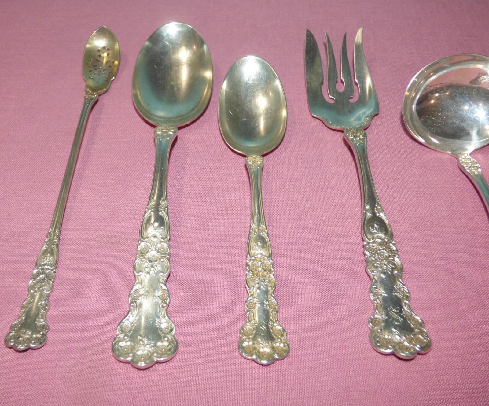 Lot of 7 Gorham Buttercup Sterling Silver Serving Pieces eBay
