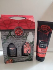 Bath Body Works Vampire Blood Body Cream Hand Soap , Candle Gift Set NEW