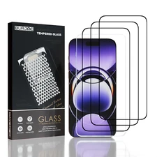 BURJME iPhone 16 Pro Max Tempered Glass Screen Protector – Anti-Scratch (3-Pack)
