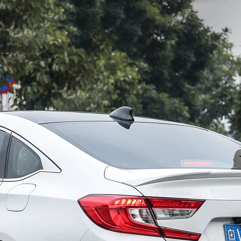 Tampa receptor antena barbatana de tubarão fibra de carbono acabamento para Honda Accord 10th 2018-22 - Imagem 4 de 4