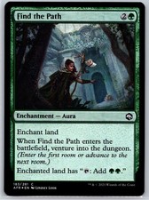 1X Find the Path 183 AFR Magic: The Gathering Foil NM