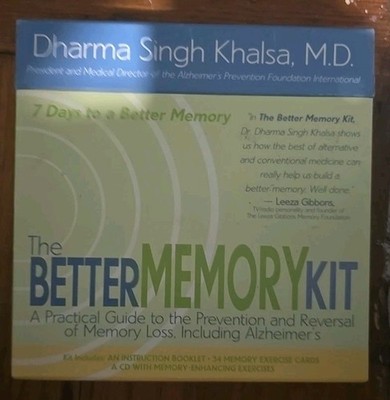 The Better Memory Kit A Practical Guide to the Prevention and Reversal of Memory