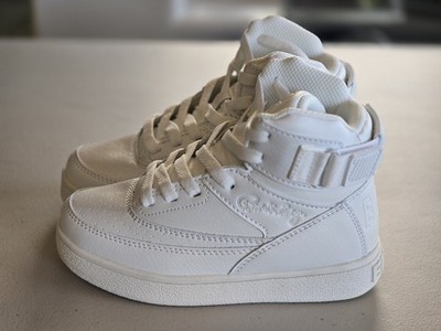Youth Boys Rebound by Patrick Ewing 33 Orion Strap Hi Tops White SZ 13