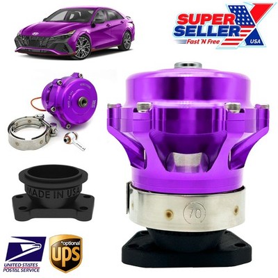Q Series 50mm Blow off Valve BOV + Tial Flange for Hyundai Elantra N Veloster N