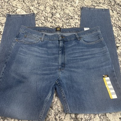 NWT LEE Men's Loose Fit Denim HENDERSON Blue Jeans Size 42x36 | eBay