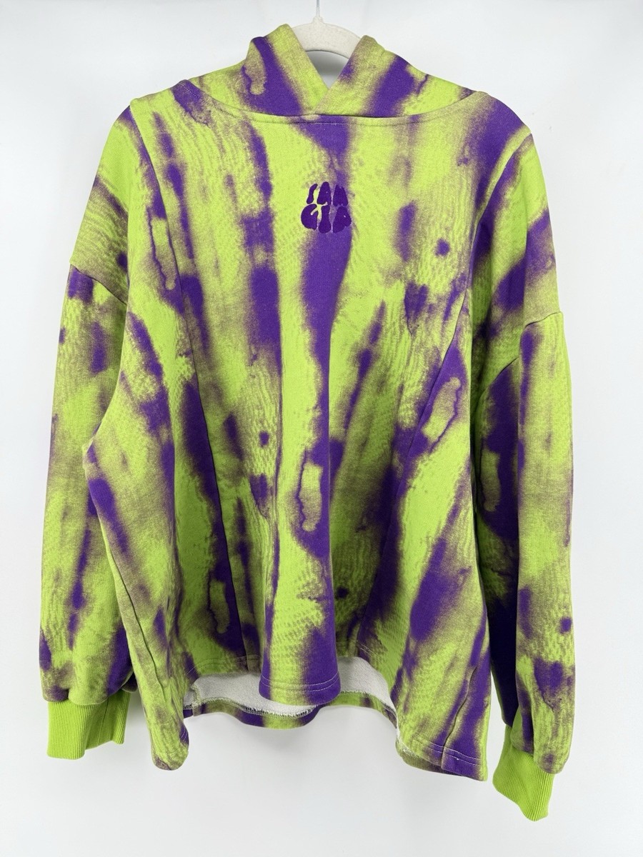 Tie Dye Print 100% Cotton Matching Tracksuit Set Women's