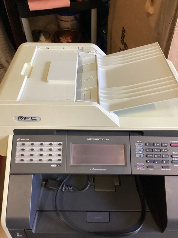 Brother MFC-9970CDW Color Laser Printer NO TONER 12.2K Page Count All-In-One - Image 4 of 4