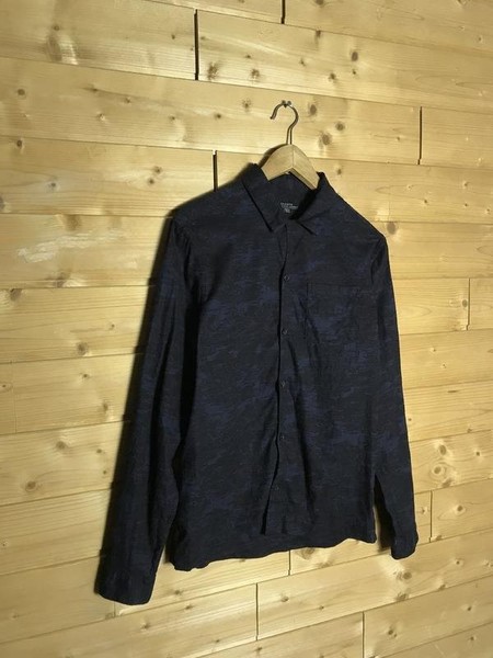 Men AllSaints Shirt Navy 36 / S / 44 #4URD