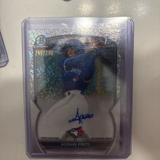 2023 Bowman Chrome Prospect Speckle Refractor 144/299 Adrian Pinto Auto 11s9