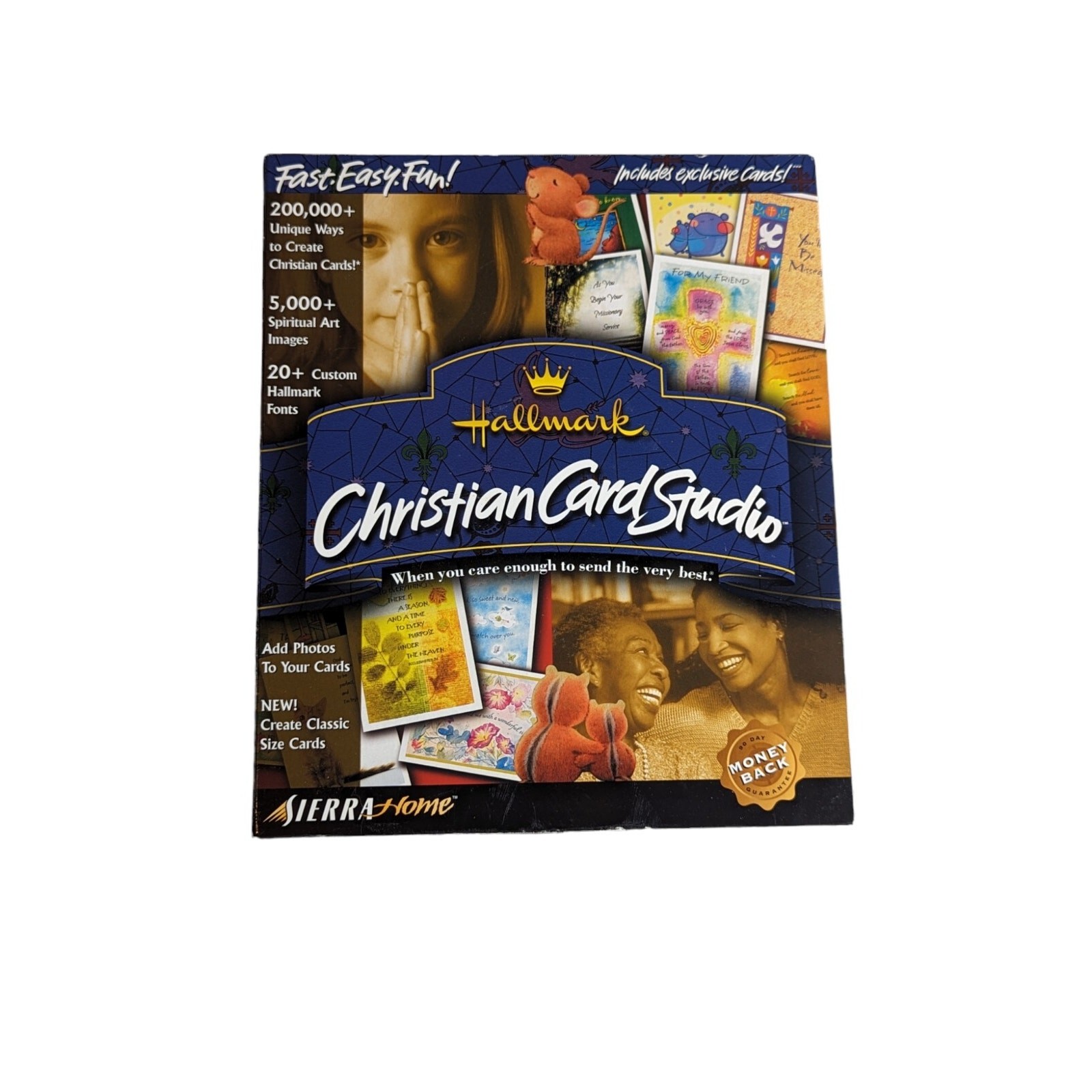 Sierra Home Hallmark Christian Card Studio Windows PC Big Box RARE New/Sealed