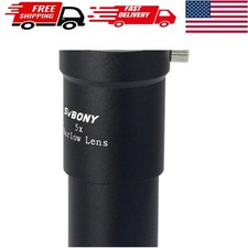5X Telescope Barlow Lens - High-Quality Aluminum and Sharp Multi-Coated Optics