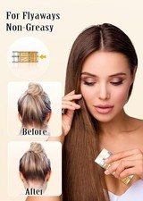 Slick Back Hair Brush  Hair Wax Stick Set - Frizz Control  Flyaway Smoothing -