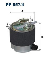 Kraftstofffilter Filtron PP 857 4 Passend FÜR Nissan