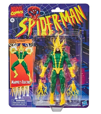 ELECTRO SPIDER-MAN Marvel Legends Retro Collection Action Figur Hasbro NEU OVP