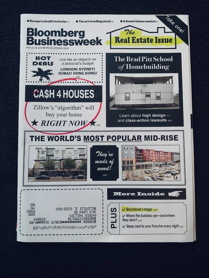 Bloomberg Business Week Magazines: Lot of 10 - All From 2019 - Trump Slump - Image 2 of 4