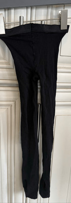 Capezio Women's High Rise Stretch Stirrup Dance Leggings Pants Black Size S/M