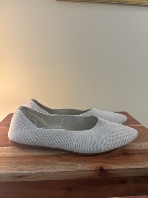 New Dream Pairs women s Flats Size 6.5 Off White Neutral Shoes Pointed Toe