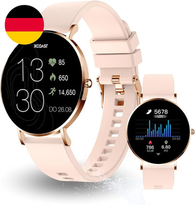 XCOAST SIONA 2 Damen Smartwatch Rosa   Sportliche Fitnessuhr Mit AMOLED Display,