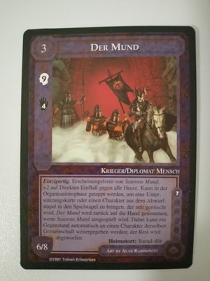 Lidless Eye Der Mund Queen Games Herr der Ringe Sammelkartenspiel 