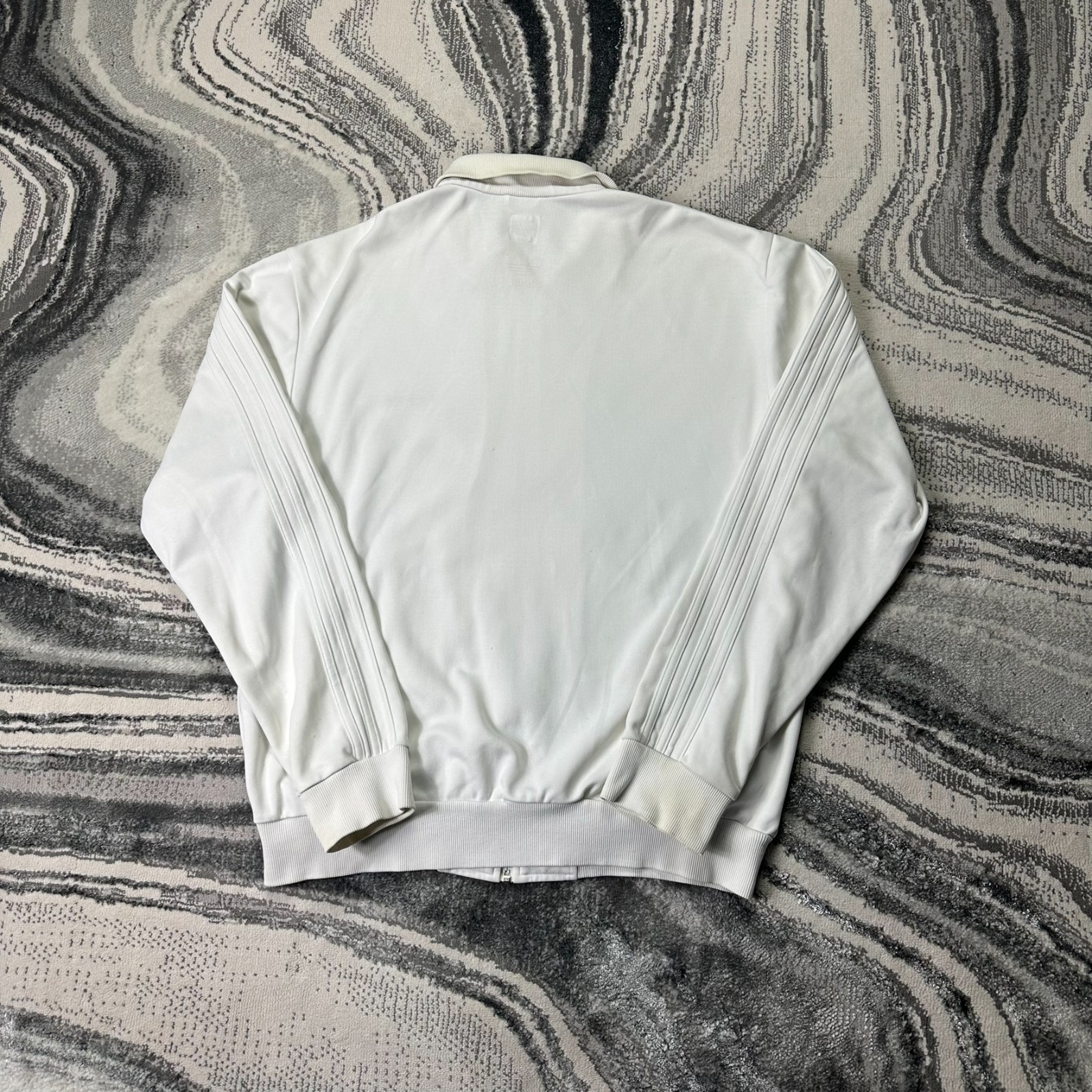 VTG Adidas 2000's Y2K I Love Ibiza XL White Palm Tree DJ Tracksuit Track Jacket image 8