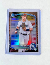 2025 Bowman - Chrome Prospects Colt Emerson #BCP-17 Reptilian Refractor (RC)