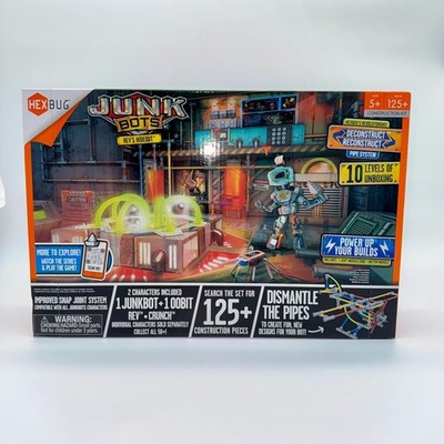 Hexbug Junk Bots Factory Collection Rev s Hideout 125+ Pcs SEALED NEW 
