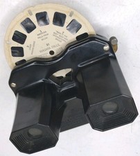 Vintage 1940s-1950s Sawyer's View Master Bakelite 3D Viewer 14 Reels Made in USA