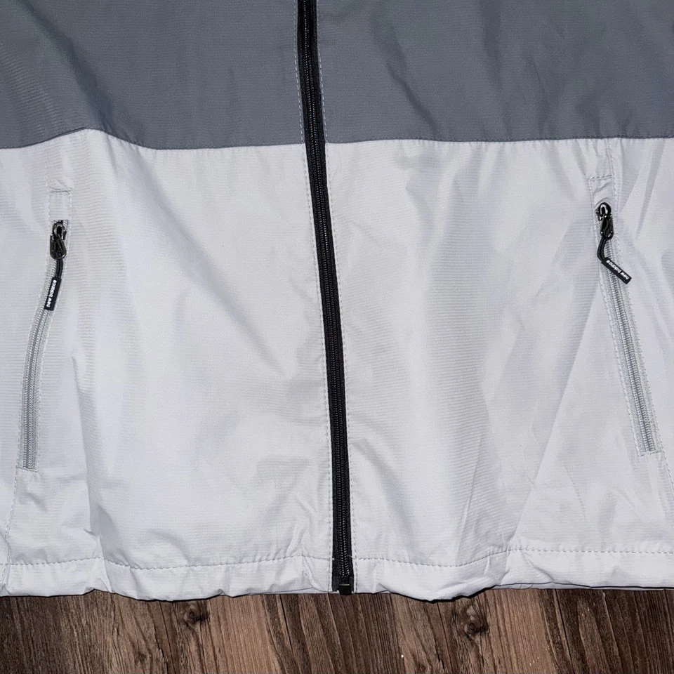 NWT New Balance Men Wind Water Resistant Jacket Windbreaker Gray Sz Large - Image 4 of 4