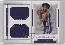 2018 Panini National Treasures Rookie Dual Materials 70/99 Marvin Bagley III 5w7
