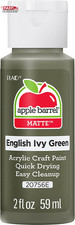 Apple Barrel Acrylic Paint in Assorted Colors 2 Oz , 20756, English Ivy K20756