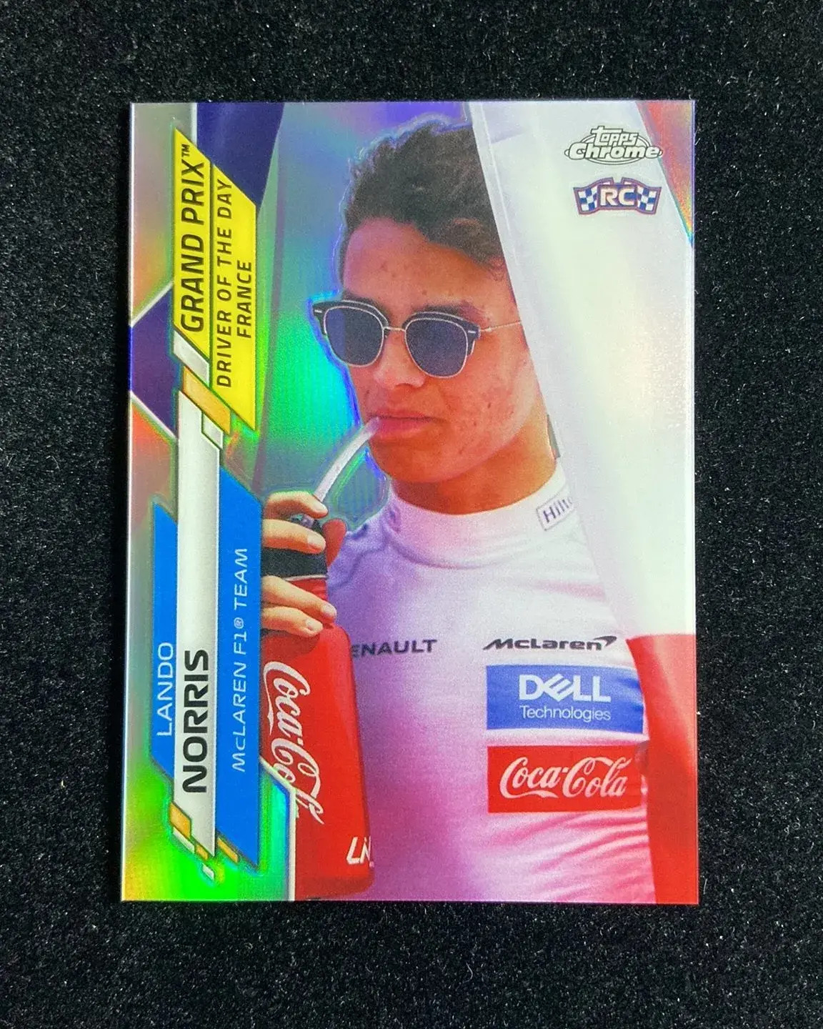 2020 Topps Chrome Formula 1 F1 Refractor Lando Norris RC Rookie #161 M29
