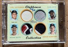 2017 Heritage Ortiz Yastrzemski Betts Clubhouse Collection Quad Jersey Logo /10