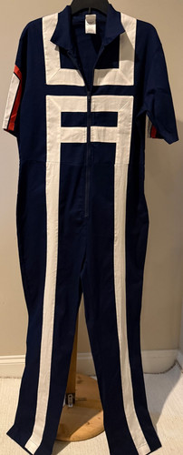 MY HERO ACADEMIA Adult Spirit Halloween Costume Cosplay Jumpsuit - Sz Small