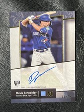 DAVIS SCHNEIDER 2024 Topps Museum Collection Orange Auto 11/25 RC