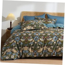 Ultra Soft Floral Duvet Cover Size, Queen Multicolor-01 No Comforter 