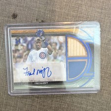 Topps Museum Collection Signature Swatches Fred McGriff Cubs SPDRA-FM 16/25