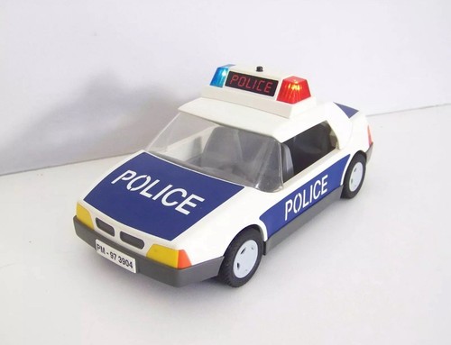 Lot PLAYMOBIL Vintage Police - Voiture Patrouille Et Set 3215 De 1986 Avec Boîte