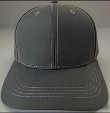 New Premium Gray Performance Cap Moisture Wicking - Quick Dry 100 Polyester Hat