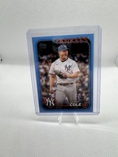 2024 Topps Japan Edition Gerritt Cole Light Blue /150 New York Yankees 112