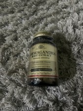 Solgar Ashwagandha Root Extract Vegetable Capsules 60 / New Sealed Rrp £26.16
