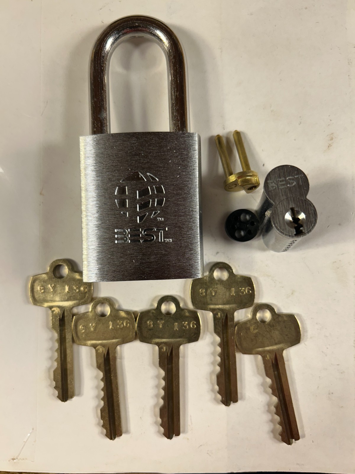 1-21B722L new Best Lock padlock keyed