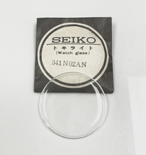 Original NOS Seiko Acrylic Crystal 341N02AN for 6601-1990, 6222-2990, 6220-2990