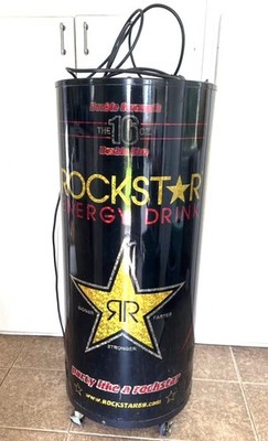 Rockstar Electric Cooler Rock Star Giant Huge Can Two Tiers Refrigerated Rare