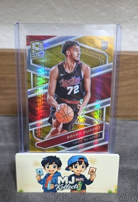 2023-24 Panini Spectra - Rookies Rayan Rupert #140 Gold Prizm /10 (RC)