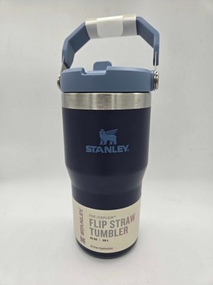 Stanley IceFlow Stainless Steel Flip Straw Tumbler with Handle - 20 oz - Navy