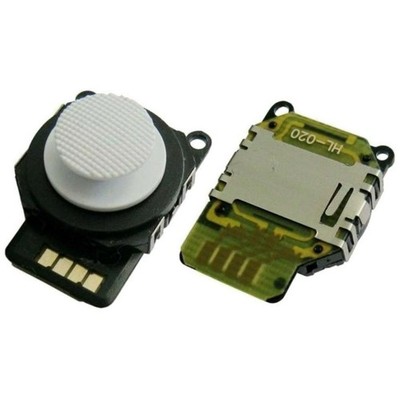 White Joystick Compatible for PSP Slim Console 2000 2004 Replacement Thumbstick