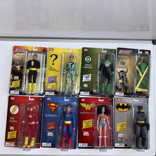Mego DC LOT OF 8 FIGURES BATMAN, FLASH, SUPER...